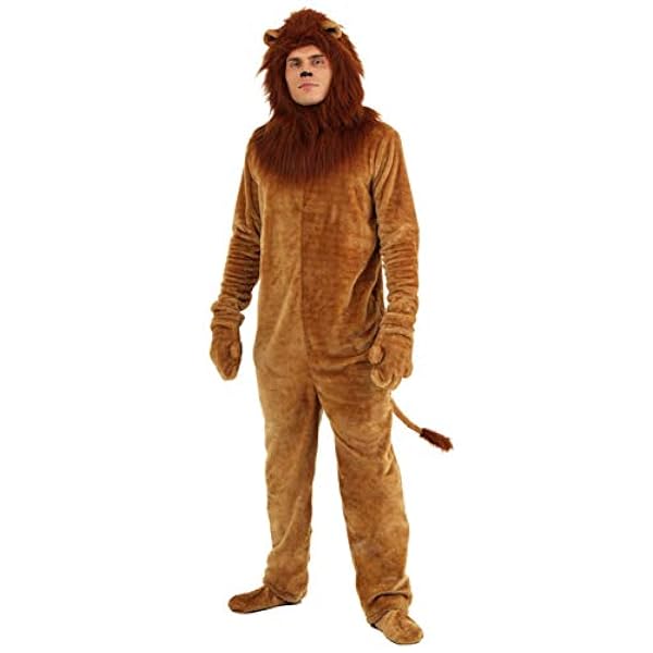 FunPop Adult Deluxe Lion Fancy Dress Costume